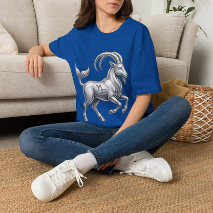 Capricorn Goat Zodiac T-Shirt — Mythical Sea-Goat Horoscope Tee