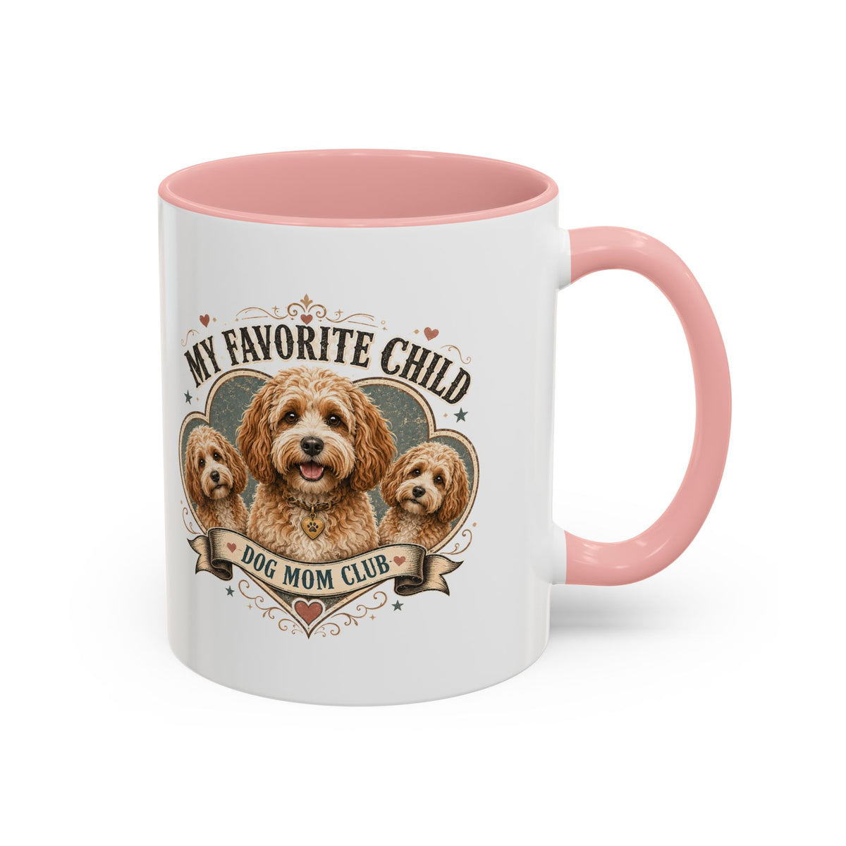 Milo Bailey Dog Dad Mom Dog Mom Club Coffee Mug — “My Favorite Child” Cute Labradoodle Gift