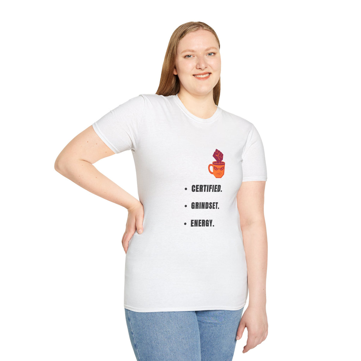 Certified Mindset Tee — "Certified. Mindset. Energy." Motivational Graphic T-Shirt - Trending Now - September 2026