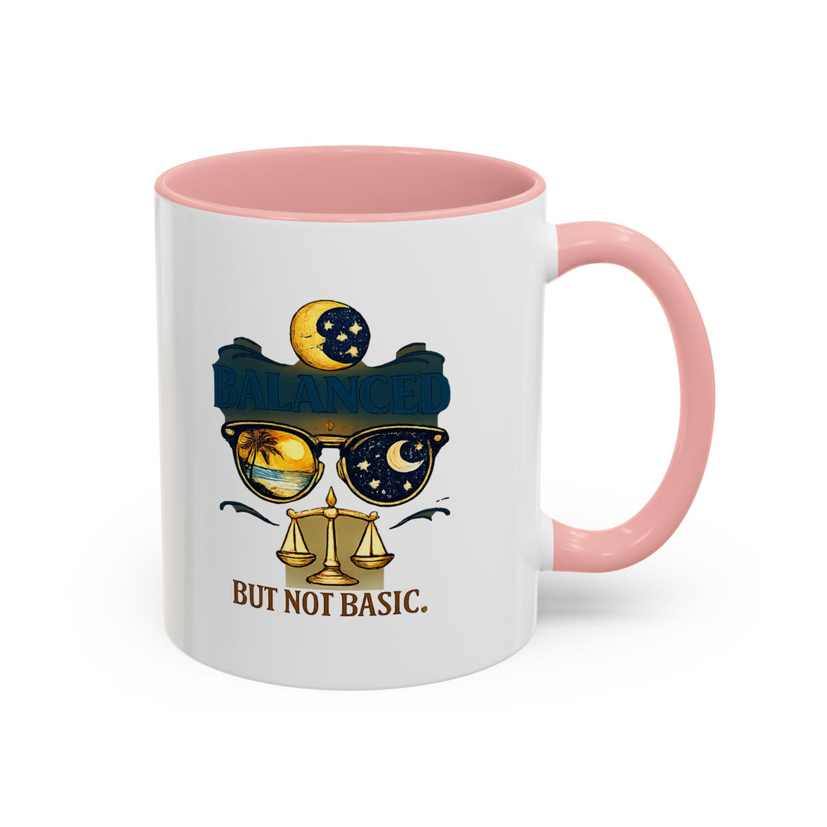 Libra Zodiac Accent Coffee Mug