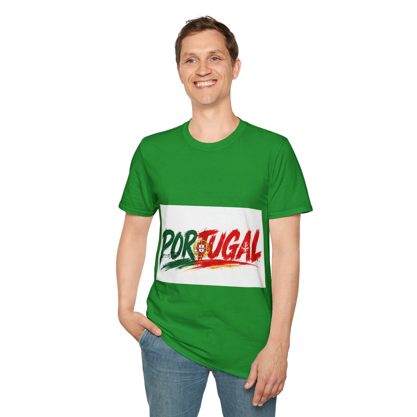 Portugal Flag Script T-Shirt — Portuguese Pride Tee