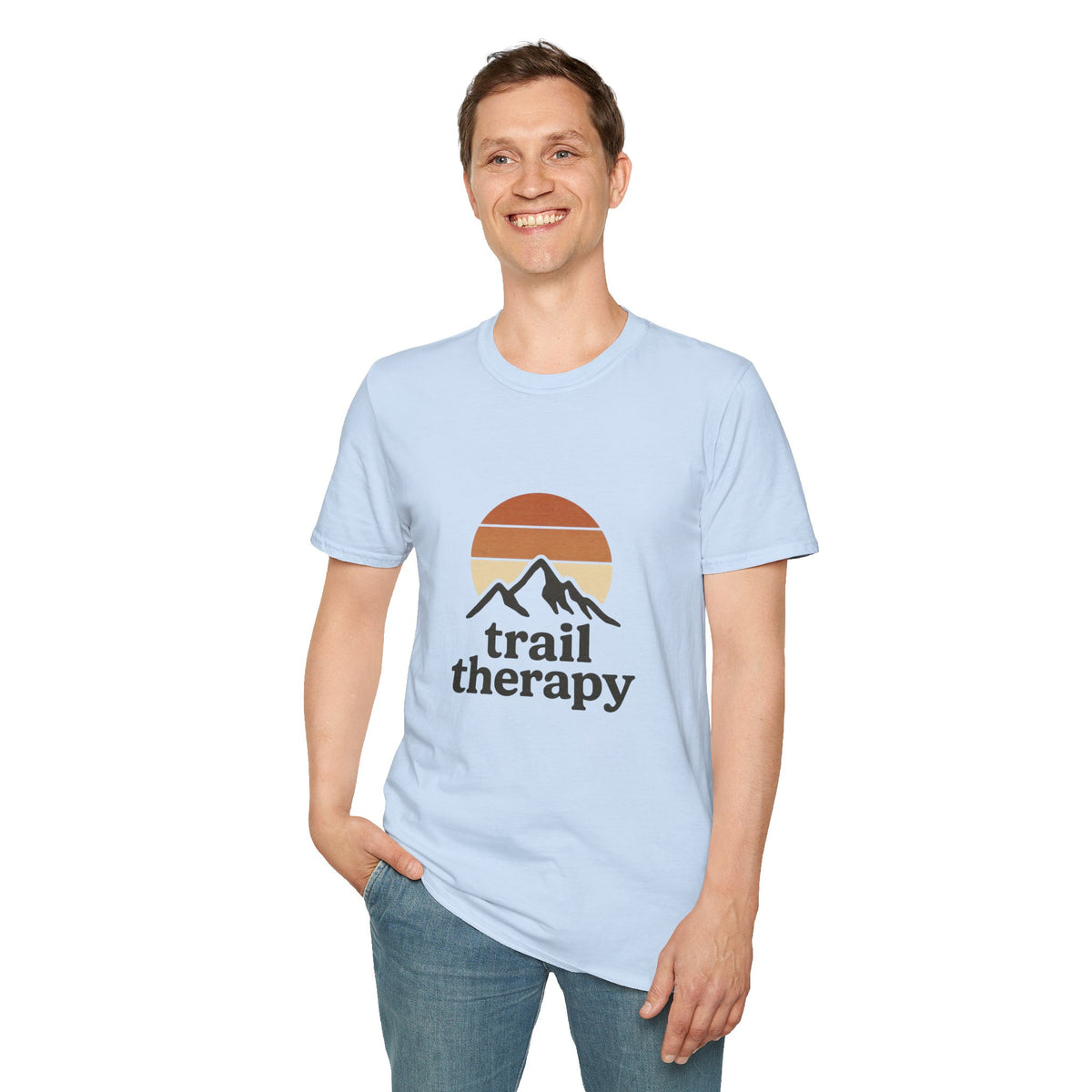 Mountain Therapy Sunset T‑Shirt — Retro Nature Adventure Tee - Trending Now - August 2026