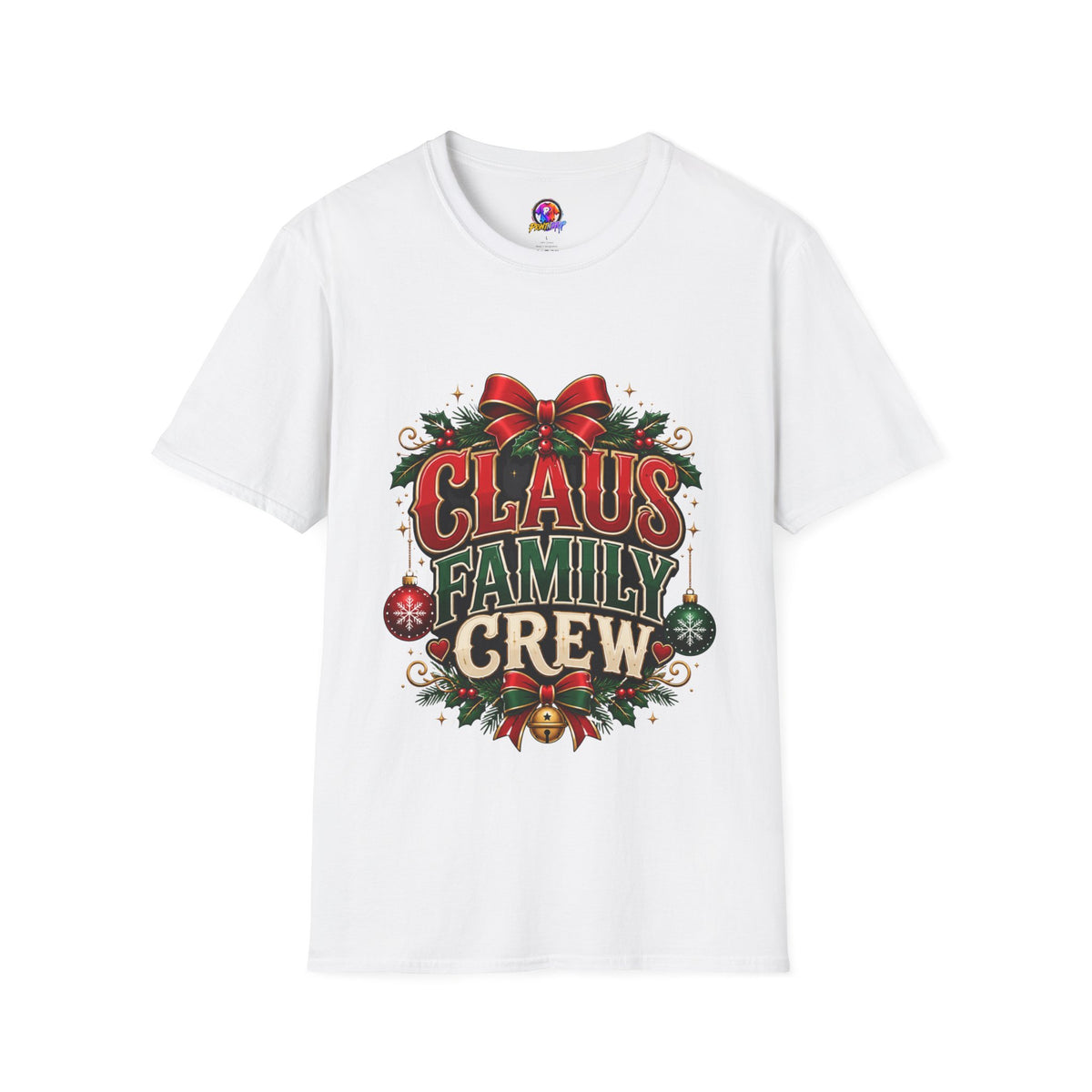 Claus Family Crew T-Shirt — Festive Christmas Holiday Tee