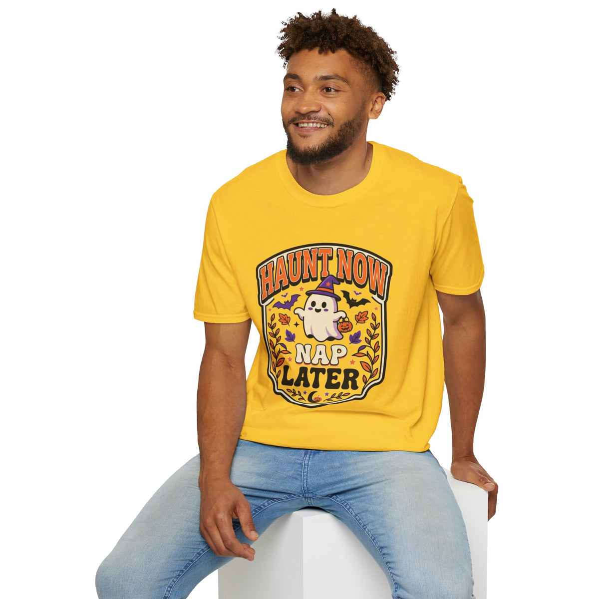 Haunt Now Nap T-Shirt – Cute Halloween Ghost Graphic Tee - Trending Now - August 2026