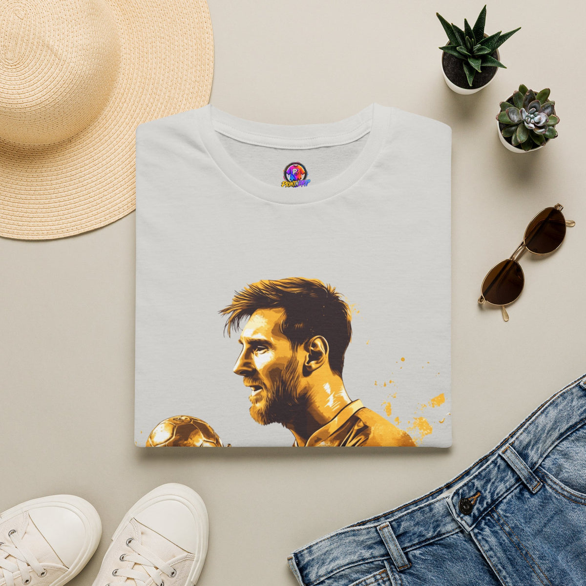 Minimal White T-Shirt — Classic Crewneck Tee