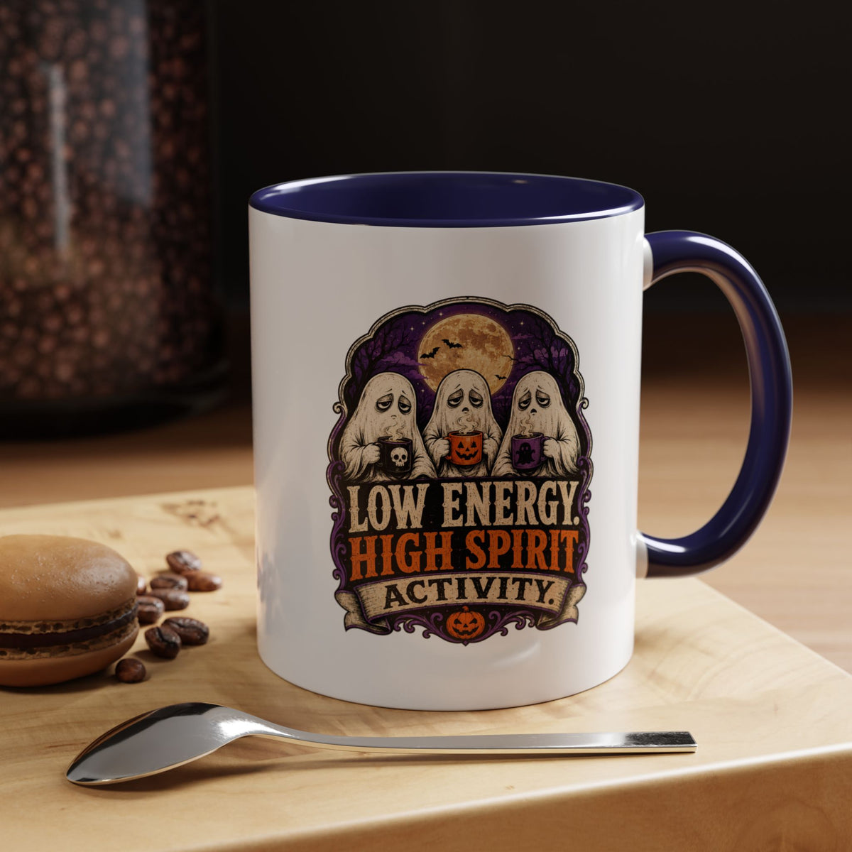 Halloween  Low Energy High Spirit Accent Coffee Mug