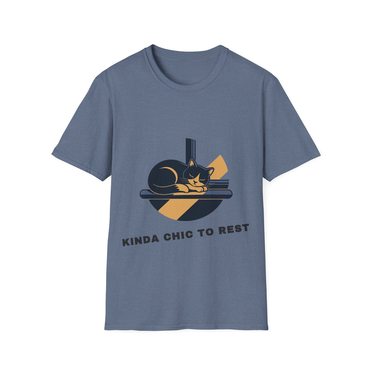 Cat Resting T-Shirt — "Kinda Chic to Rest" Graphic Tee - Trending Now - September 2026