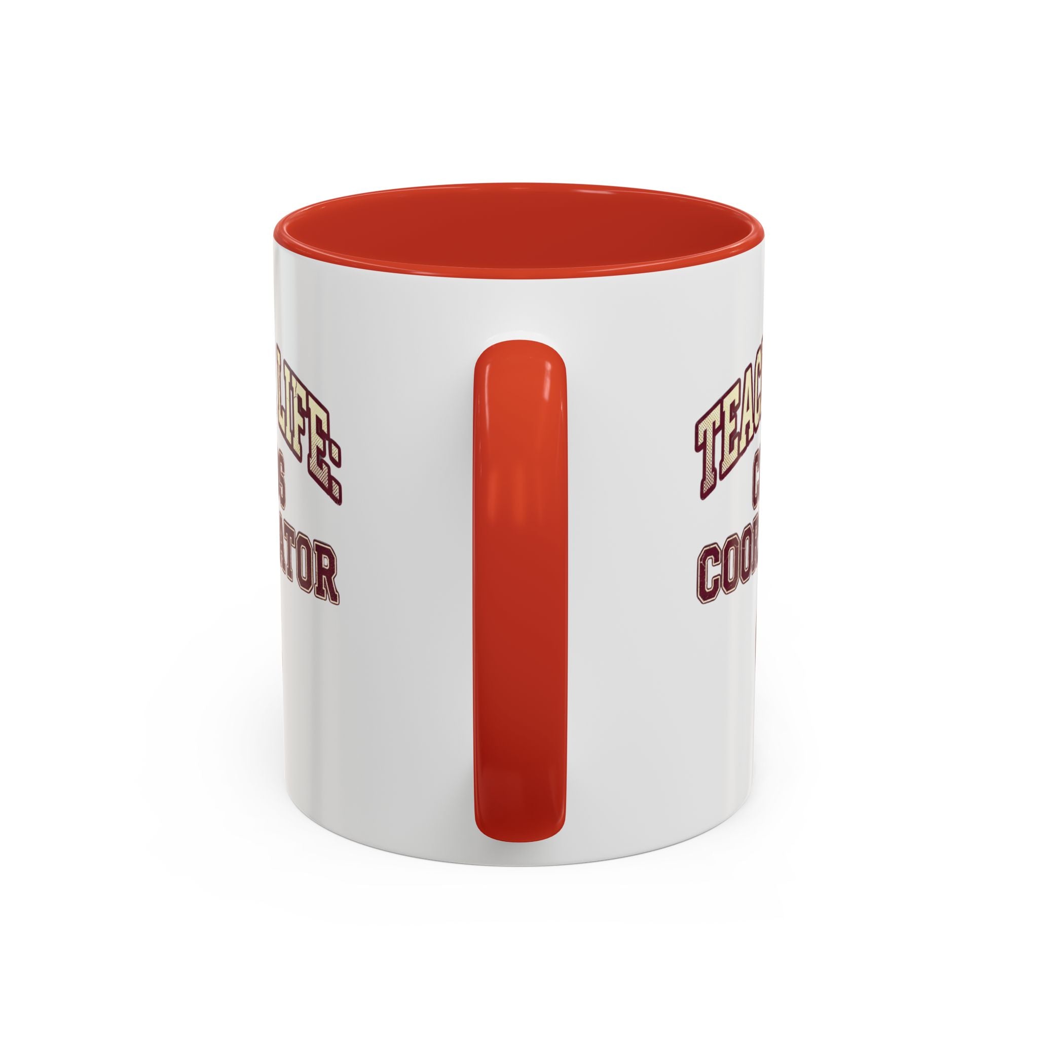 Funny Teacher Life Chaos Coordinator Coffee Mug — Accent Mug