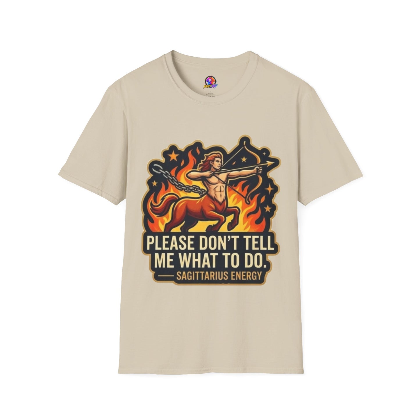 Sagittarius Archer T-Shirt — "Please Don't Tell Me What To Do" Zodiac Graphic