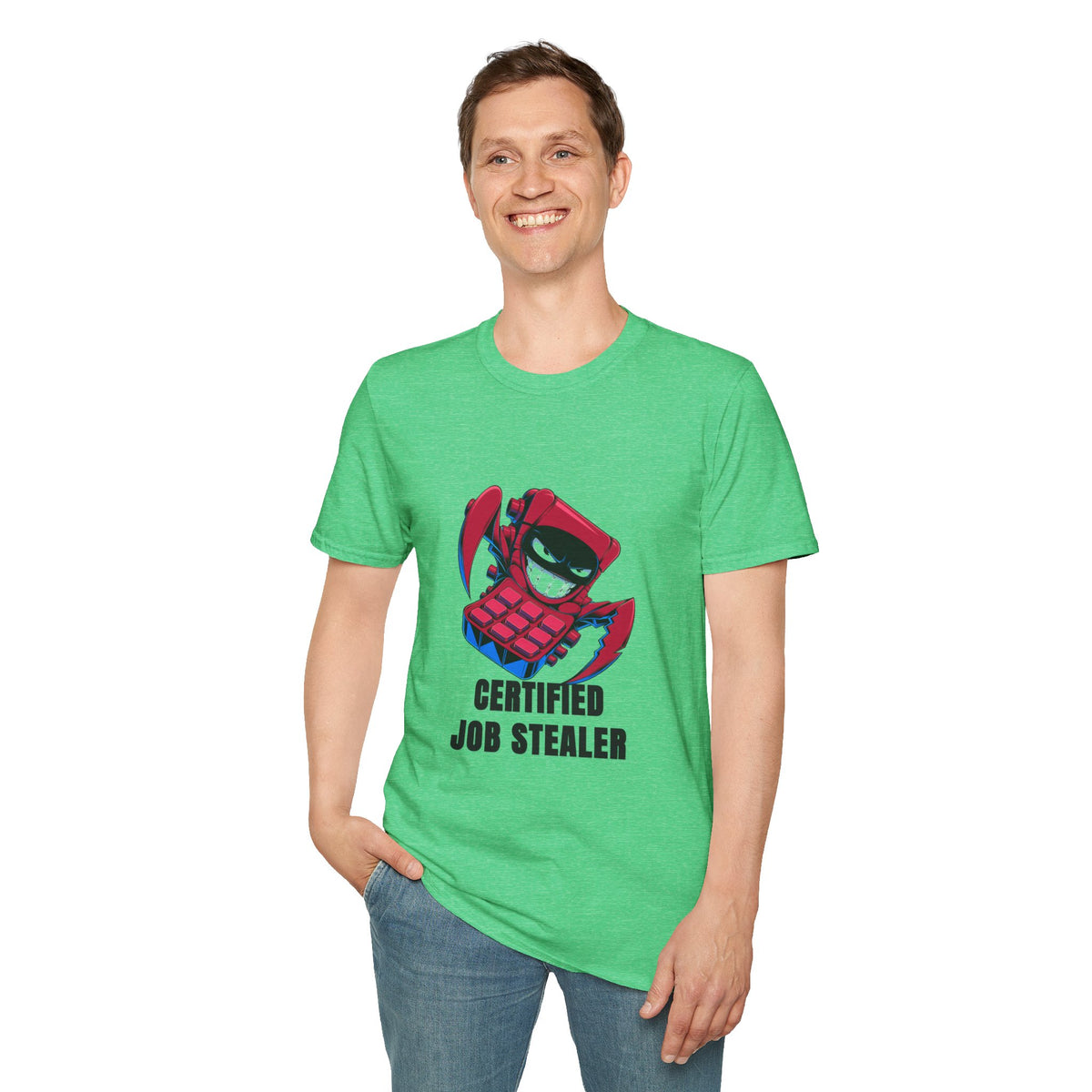 Certified Job Stealer T-Shirt — Funny Cartoon Ninja Heist Tee - Trending Now - August 2026