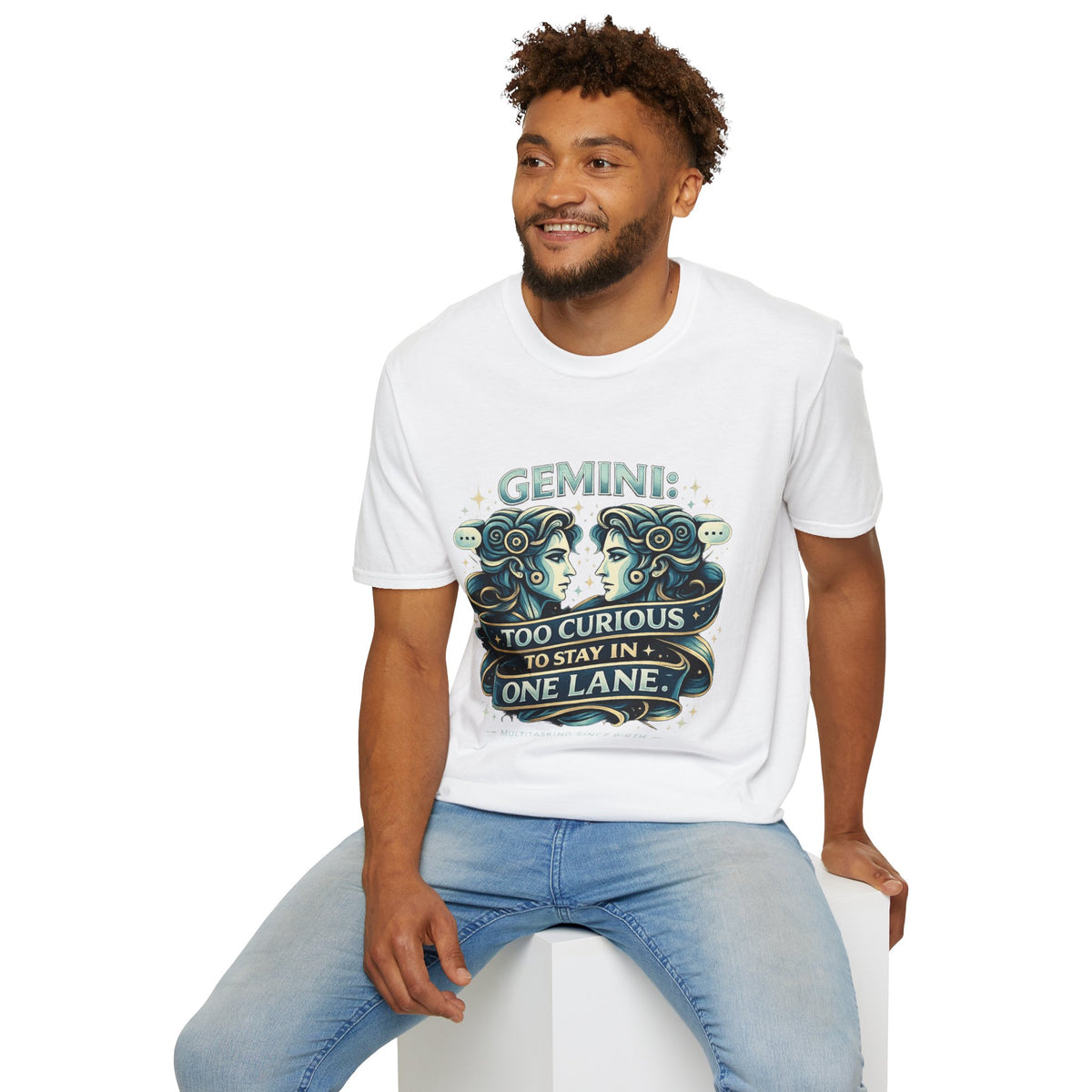 Zodiac Gemini Unisex Softstyle T-Shirt
