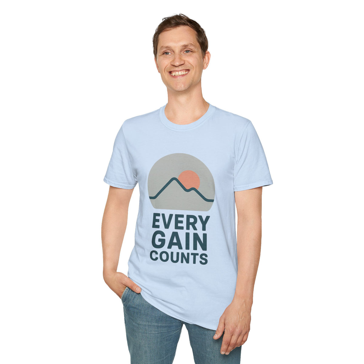 Every Gain Counts Mountain T-Shirt — Inspirational Hiking Tee - Trending Now - September 2026
