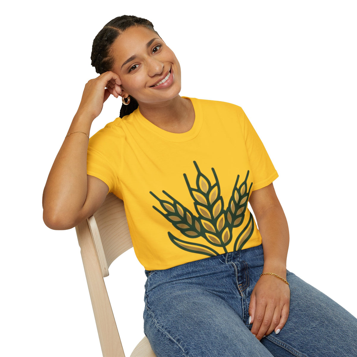 Thanksgiving T-shirt Wheat Field Graphic T-Shirt — Rustic Harvest Farmwear