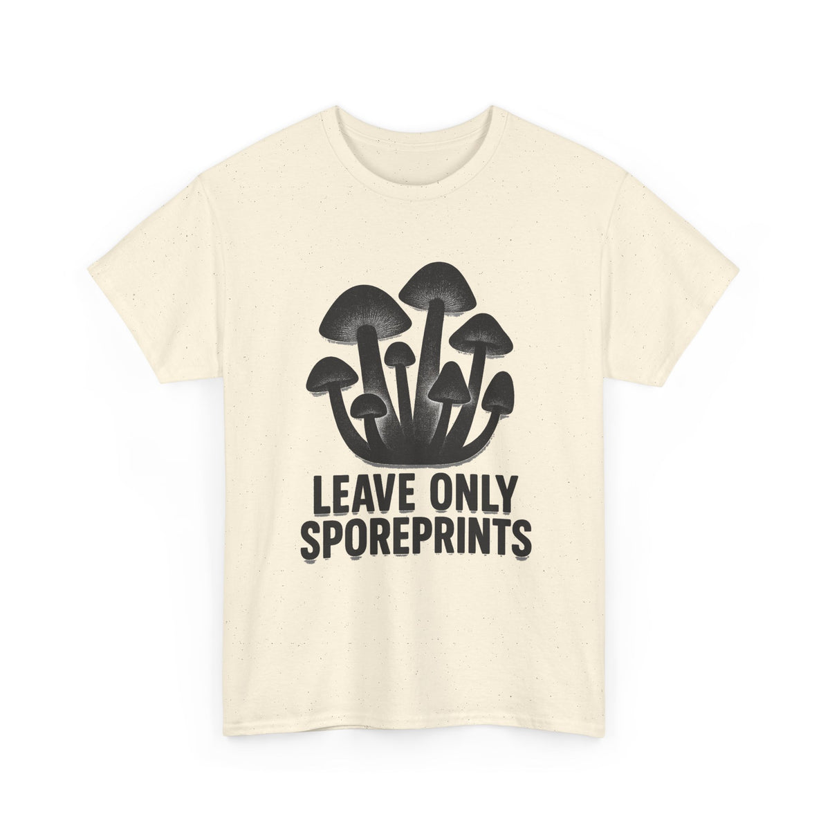 Mushroom Tee — "Leave Only Sporeprints" Eco Nature Graphic Shirt - Trending Now - August 2026