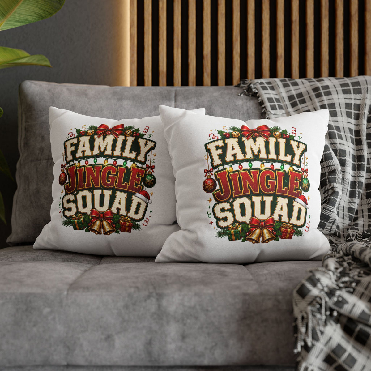 Christmas Pillowcase Family Jingle Squad Christmas Pillowcase