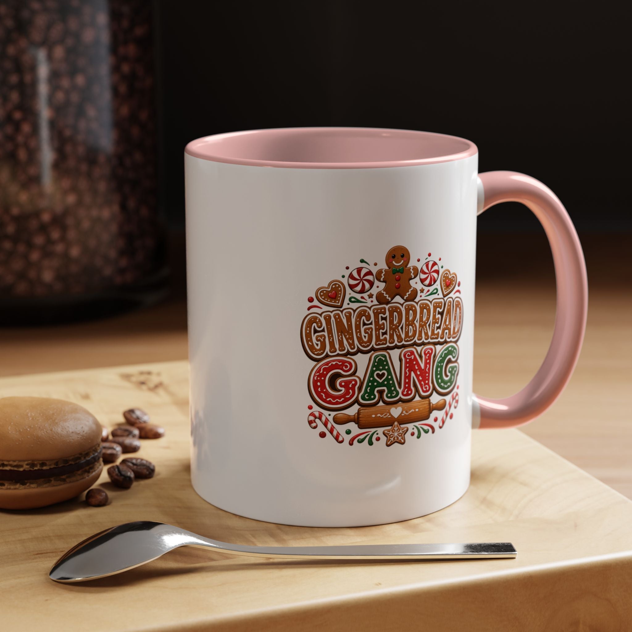 Gingerbread Gang Coffee Mug – Holiday Baking Christmas Cocoa Mug