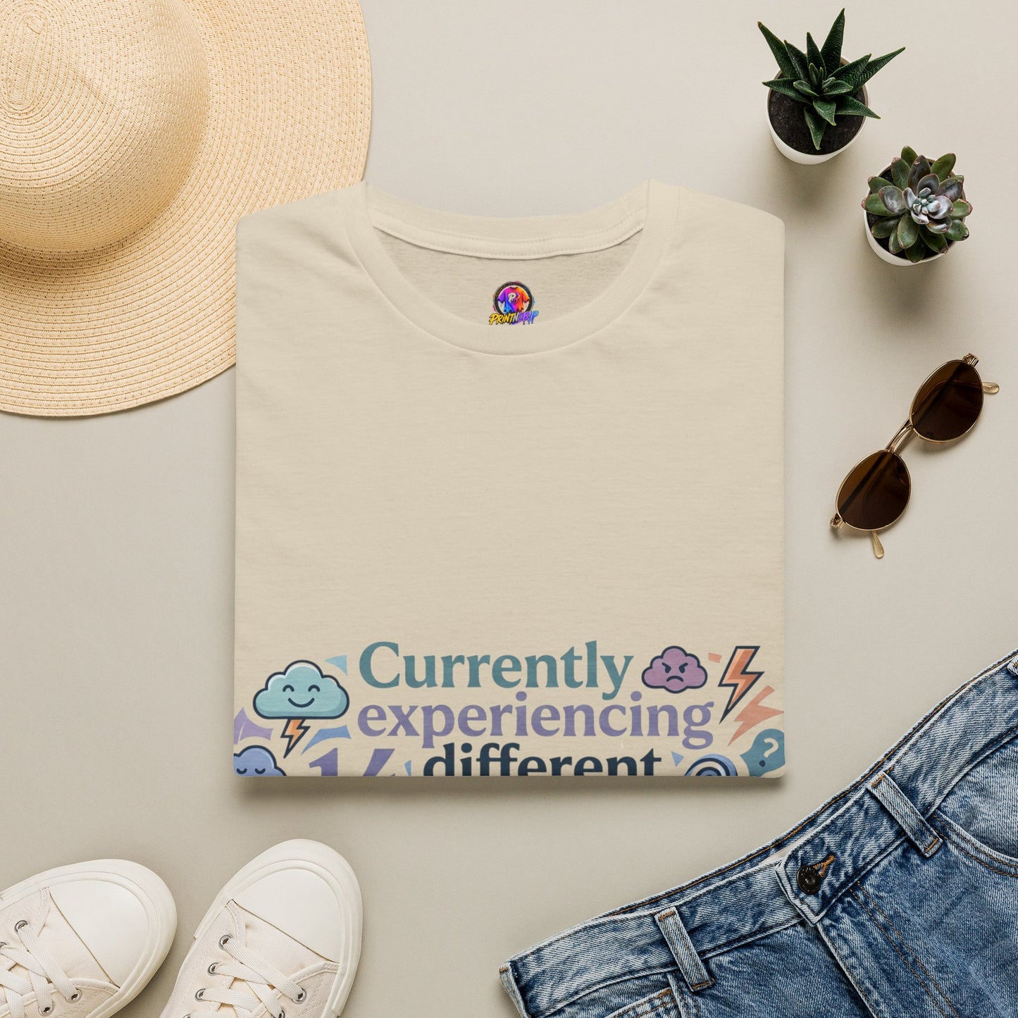 Currently Experiencing 14 Different Moods Simultaneously T-Shirt