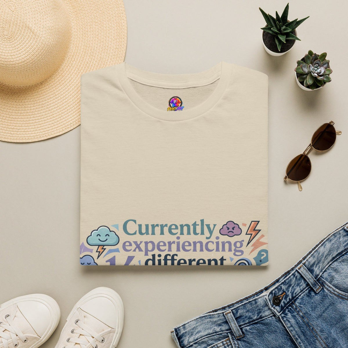 Currently Experiencing 14 Different Moods Simultaneously T-Shirt