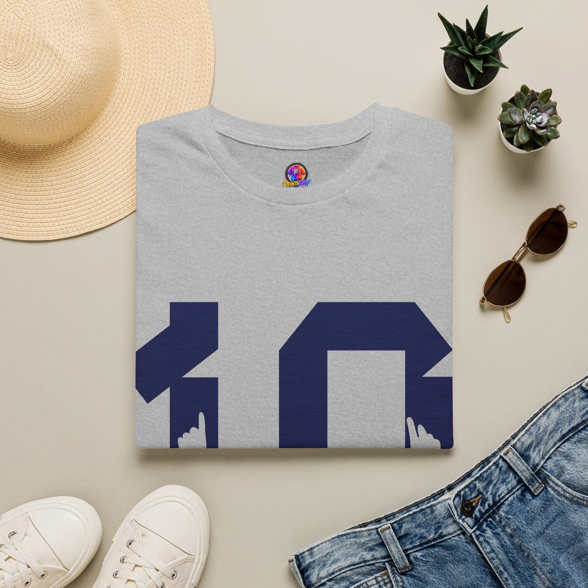 Number 10 Jersey T-Shirt — Retro Athletic Graphic Tee