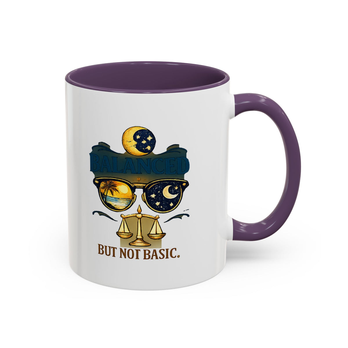 Libra Zodiac Accent Coffee Mug