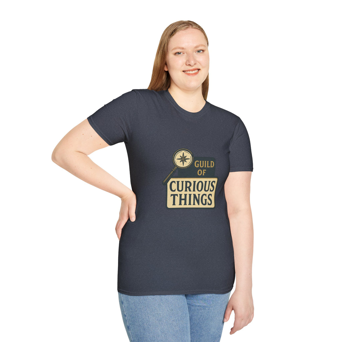 Curious Things T‑Shirt — Guild of Curious Vintage Badge Tee - Trending Now - August 2026