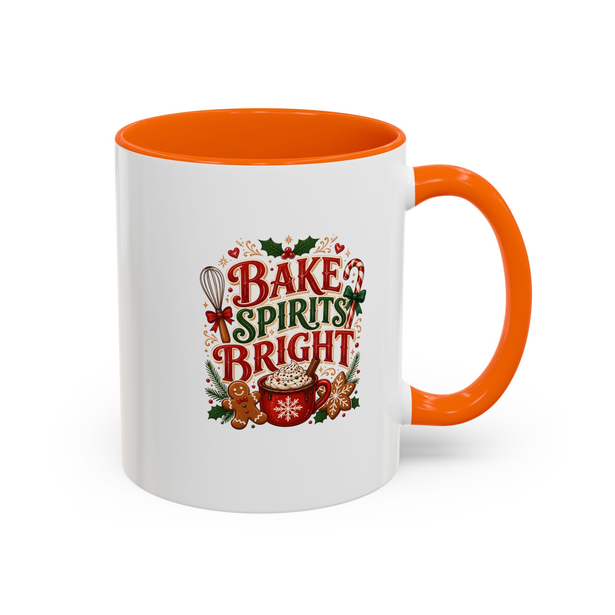 Bake Spirits Bright Coffee Mug — Christmas Baking Holiday Mug