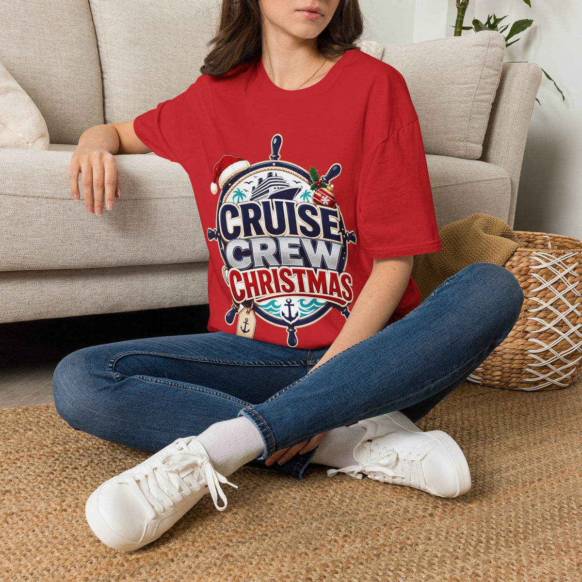 Cruise Crew Christmas T-Shirt — Holiday Cruise Vacation Tee