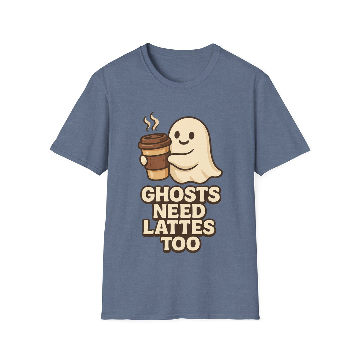 Ghosts Need Lattes Too T-Shirt - Trending Now - August 2026