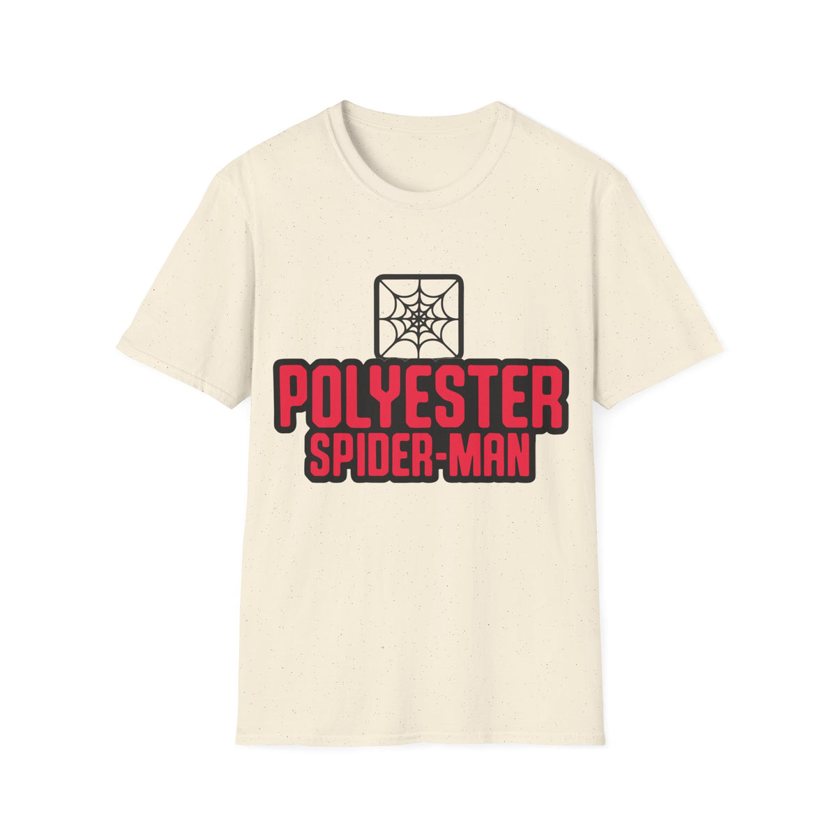 Spider-Man Polyester Graphic Tee — Bold Retro Logo Spiderweb T-Shirt - Trending Now - August 2026