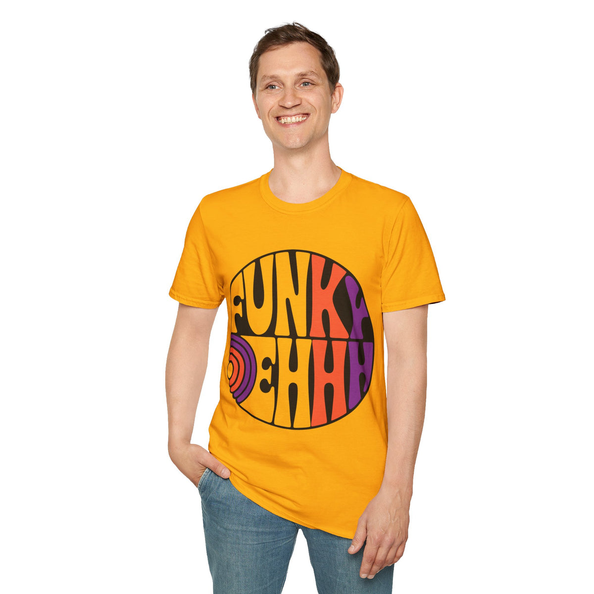 Funk Vibes Graphic T-Shirt — Retro 70s Circle Design - Trending Now - August 2026