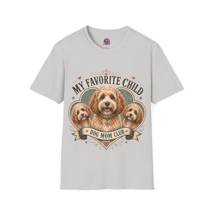 Dog Mom T-Shirt — "My Favorite Child" Cavalier Love Graphic Tee