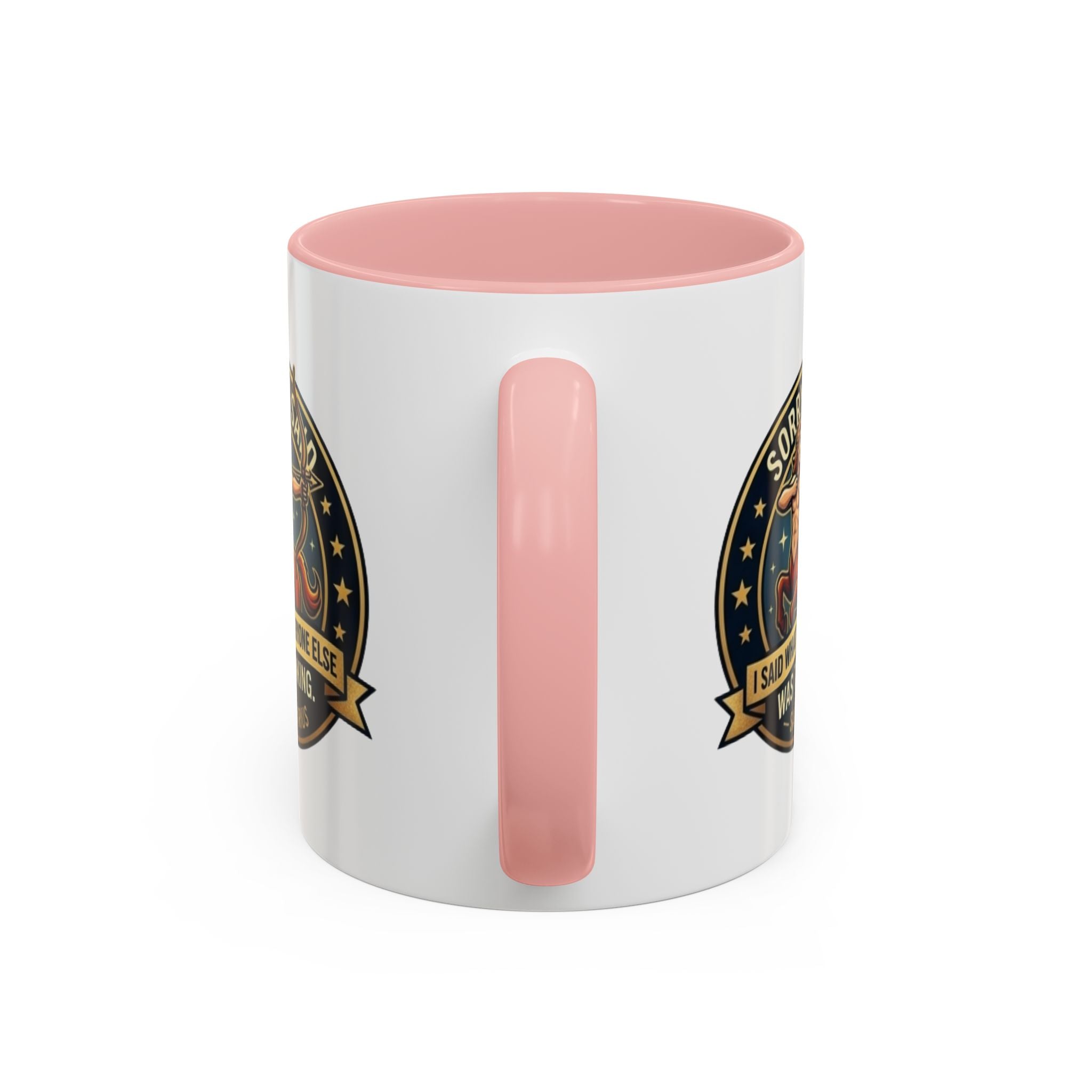 Sagittarius Coffee Mug — "Sorry I Said What Everyone Else Was Thinking" Zodiac Archer Accent Mug