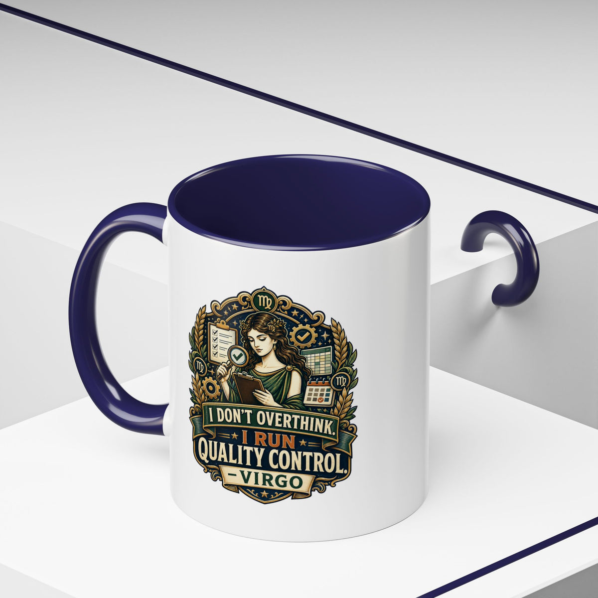 Zodiac Virgo Accent Coffee Mug