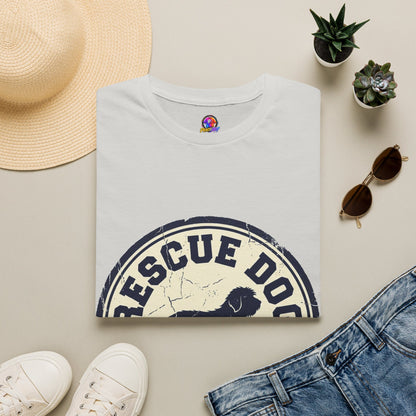 Rescue Dog Dad T-Shirt – Vintage Shelter Pup Support Tee