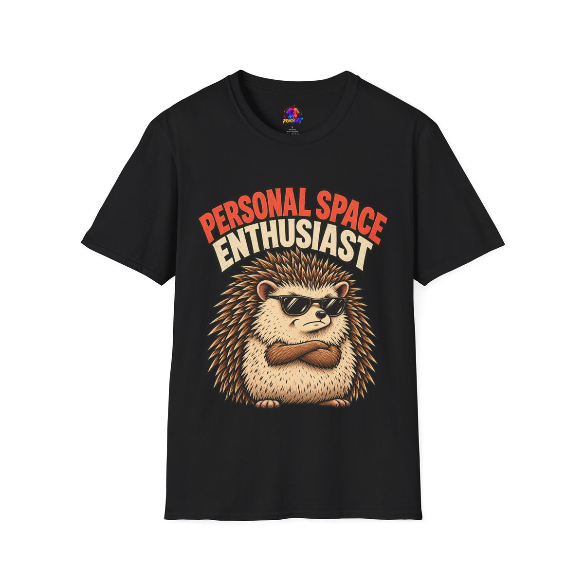 Personal Space Enthusiast T-Shirt — Funny Hedgehog Graphic Tee
