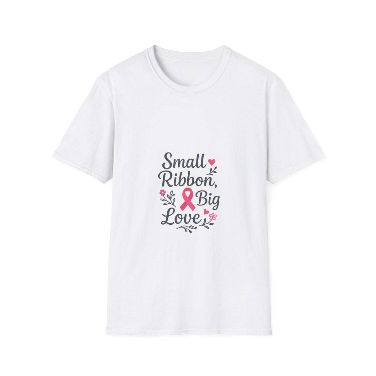Breast Cancer Awareness T-Shirt — "Small Ribbon, Big Love" Pink Ribbon Tee - Trending Now - October 2026