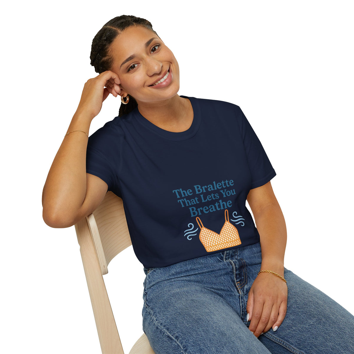 T-Shirt — "The Bralette That Lets You Breathe" Graphic Tee - Trending Now - October 2026