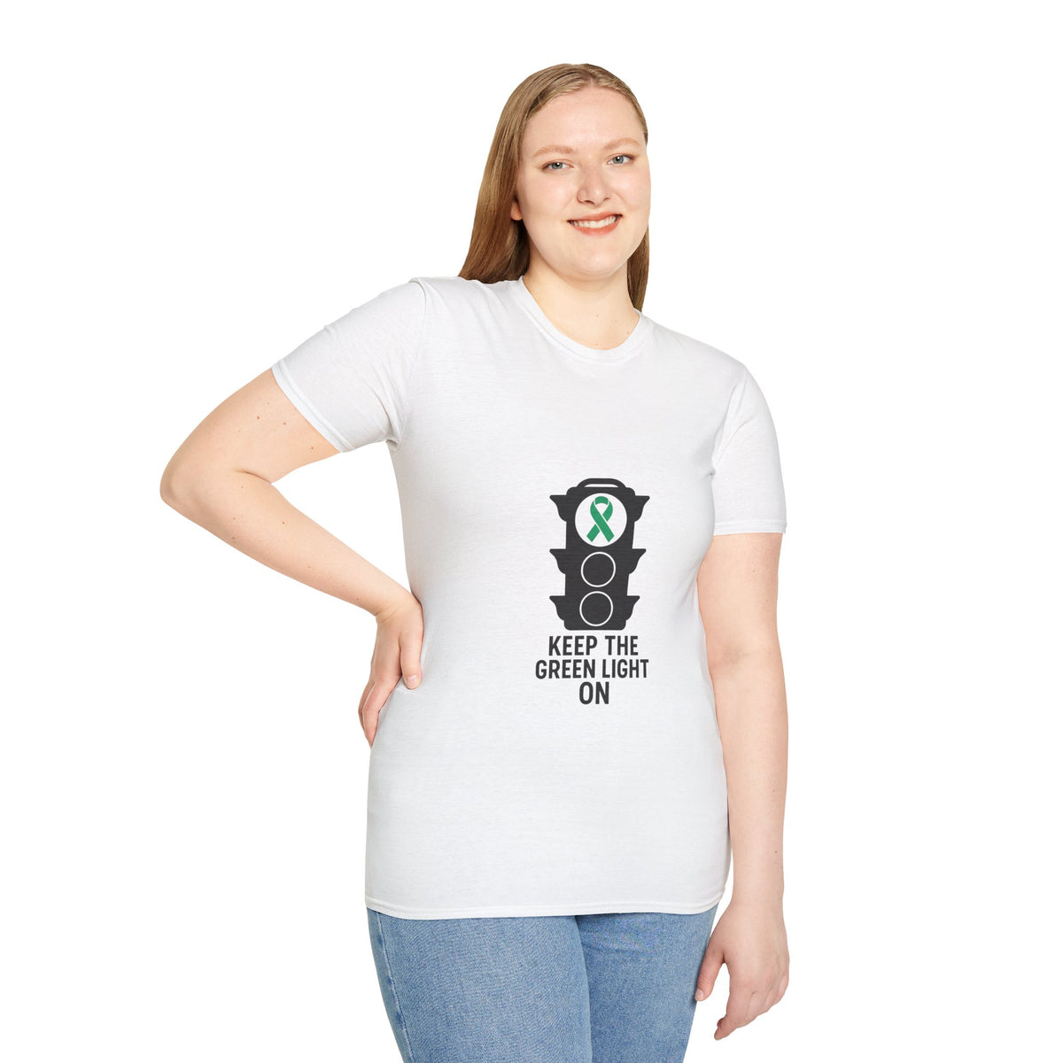 Keep the Green Light On T-Shirt – Mental Health Awareness Traffic Light Tee - Trending Now - October 2026