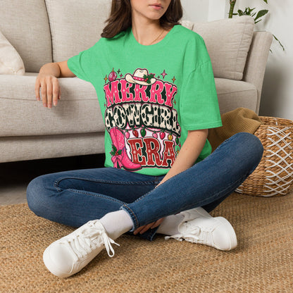 Merry Cowgirl Christmas T-Shirt