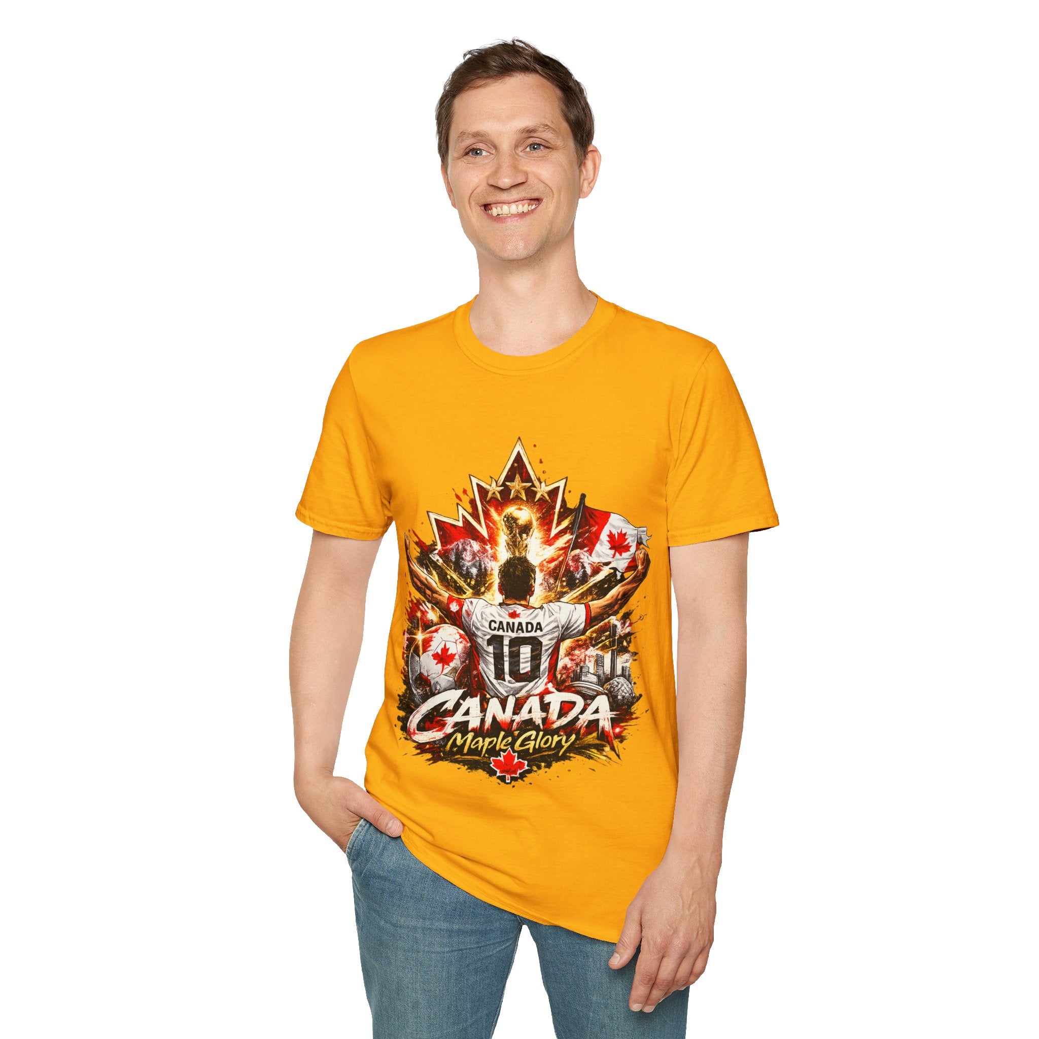 Canada Maple Glory T‑Shirt — Vintage Canadian Maple Leaf Graphic Tee