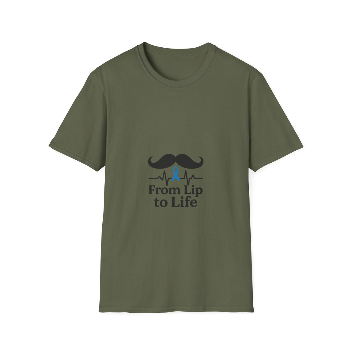 T-Shirt — 'From Lip to Life' Mustache Logo Tee (Movember/Father’s Day Gift) - Trending Now - October 2026