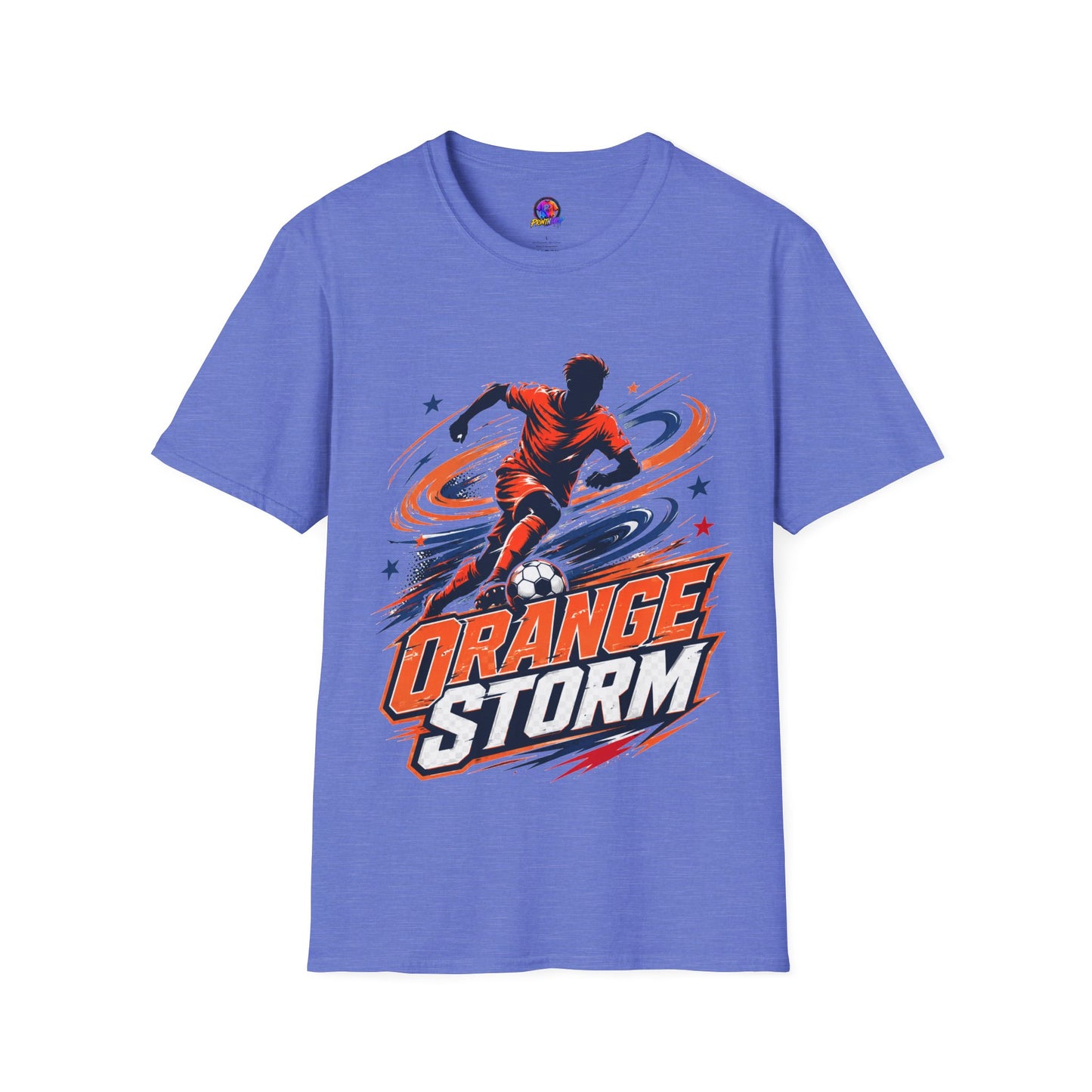 Netherlands Orange Storm Soccer T-Shirt — Dynamic Player Graphic Tee