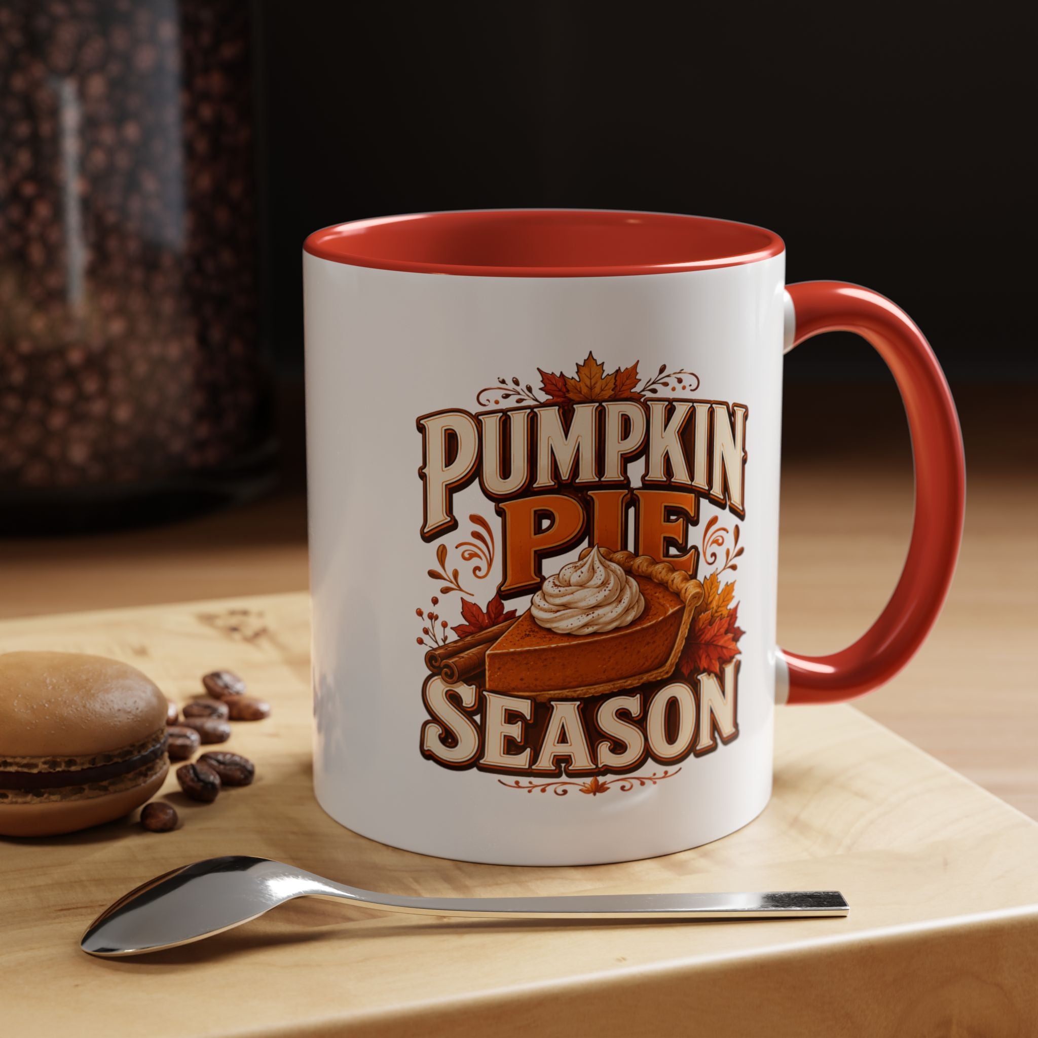Thanksgiving Mug Pumpkin Pie Season Coffee Mug — Fall Thanksgiving Accent