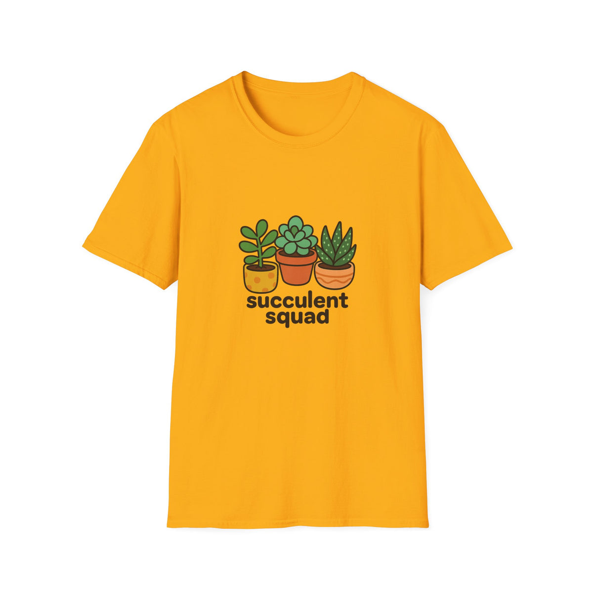 Succulent Trio T-Shirt — Cute Potted Plant Graphic Tee - Trending Now - August 2026