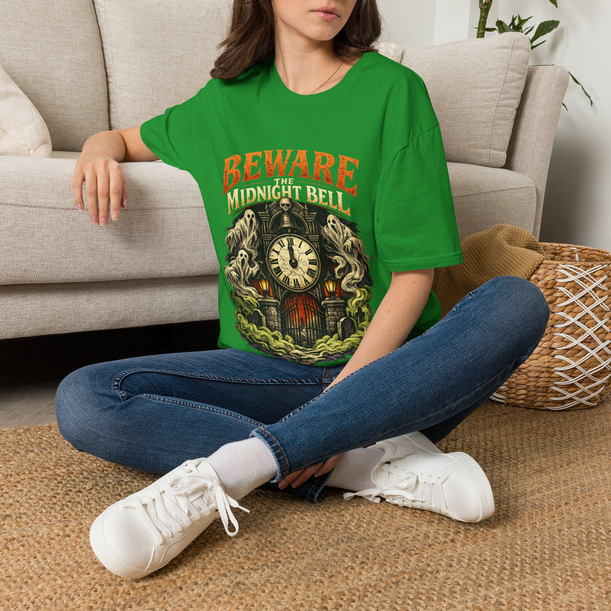 Halloween Beware Of Midnight Unisex Softstyle T-Shirt