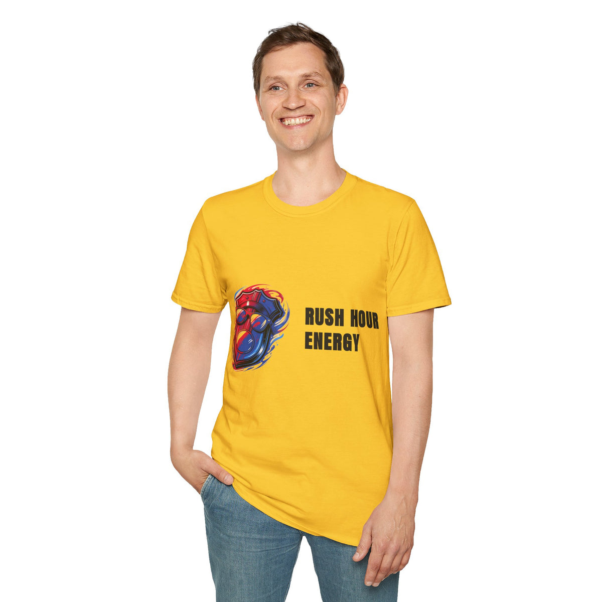 Rush Hour Energy T-Shirt — Retro Racing Skull Graphic Tee - Trending Now - September 2026