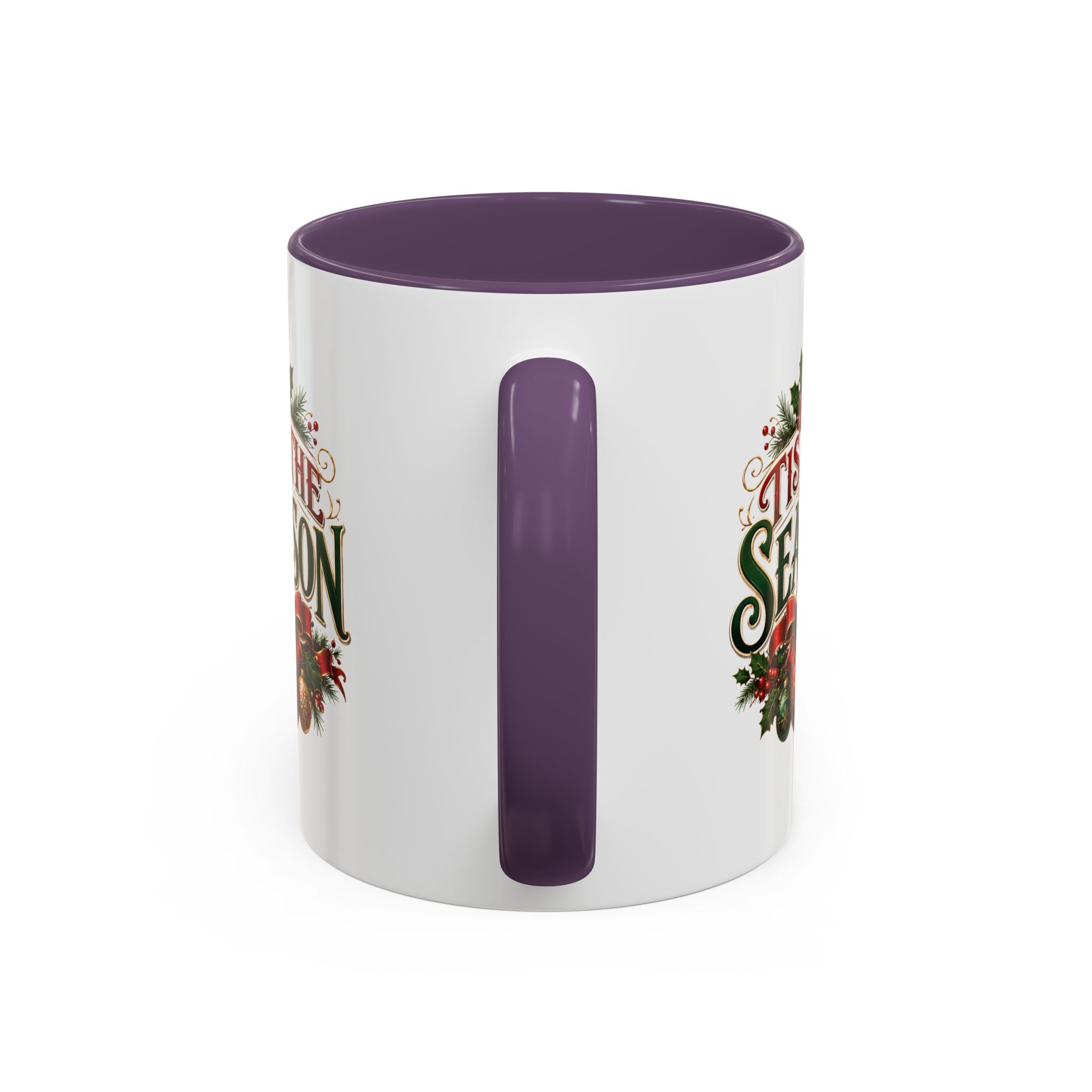 Tis The Season Accent Coffee Mug - Holiday Christmas Coffee Cup