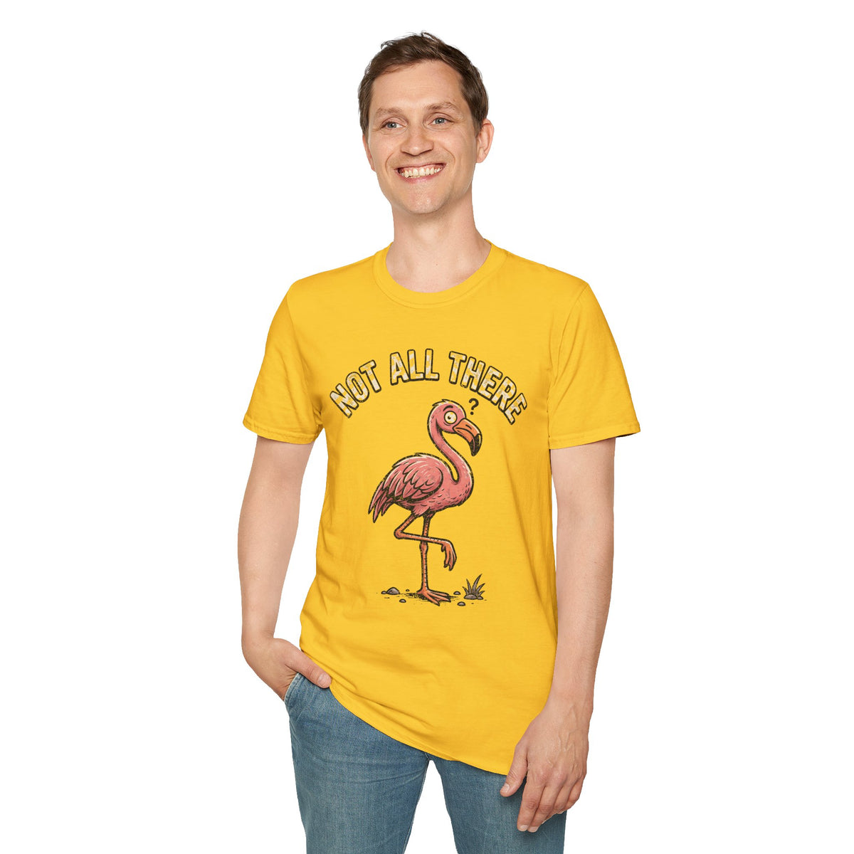 Flamingo 'Not All There' Graphic T‑Shirt - Trending Now - September 2026