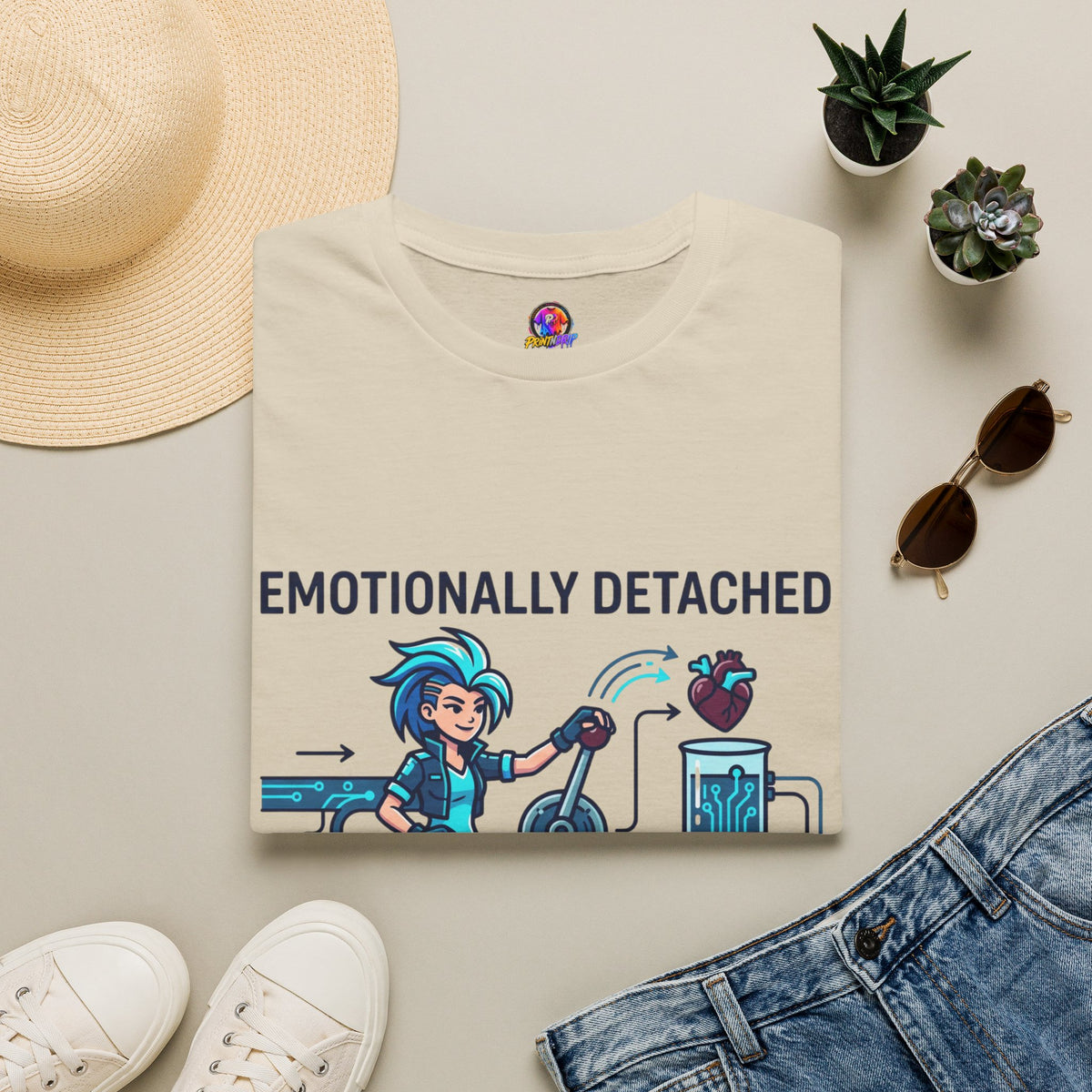 Emotionally Detached, Intellectually Invested T-Shirt