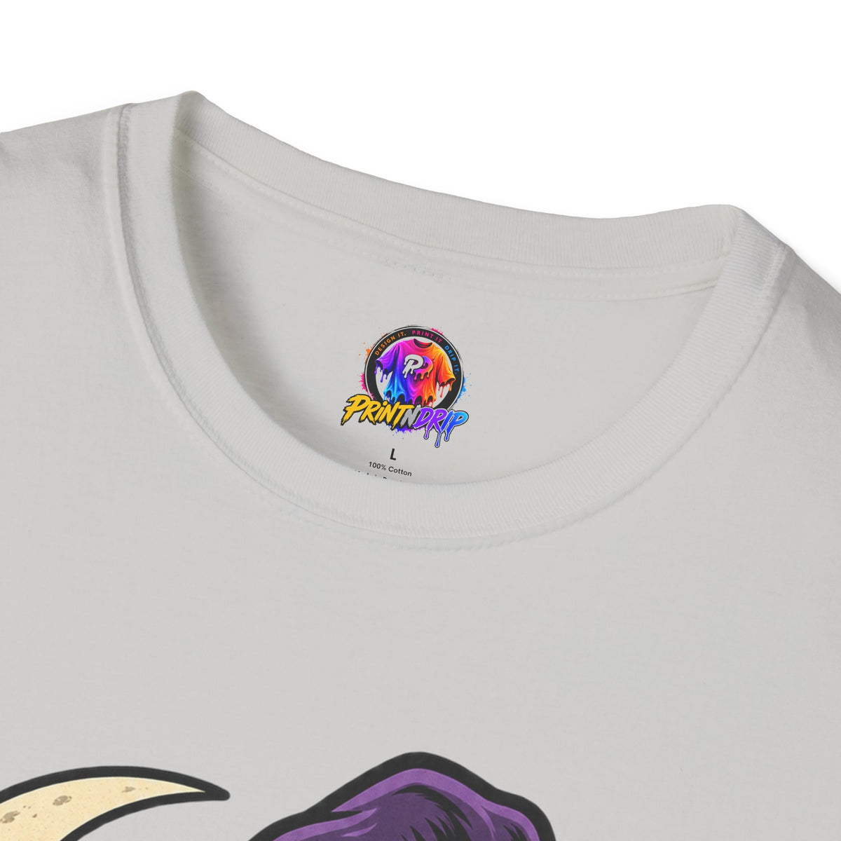 Midnight Mischief Halloween T-Shirt — Witch Hat & Bats Graphic